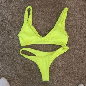Bright bikini